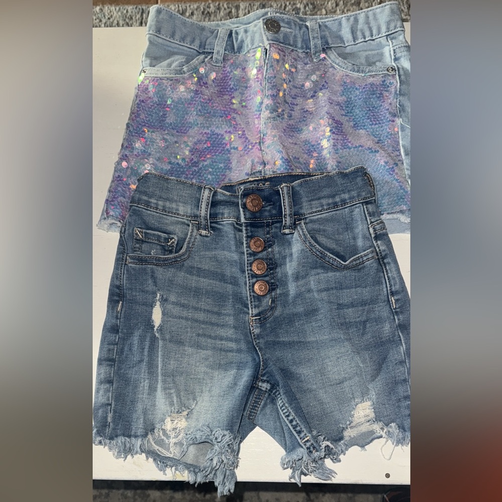 Slim Jean Shorts